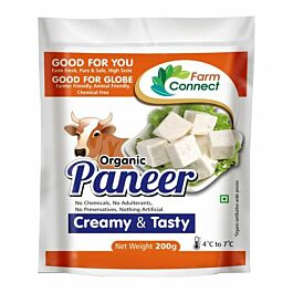 Farm Connect High Protein Organic Paneer 200 G